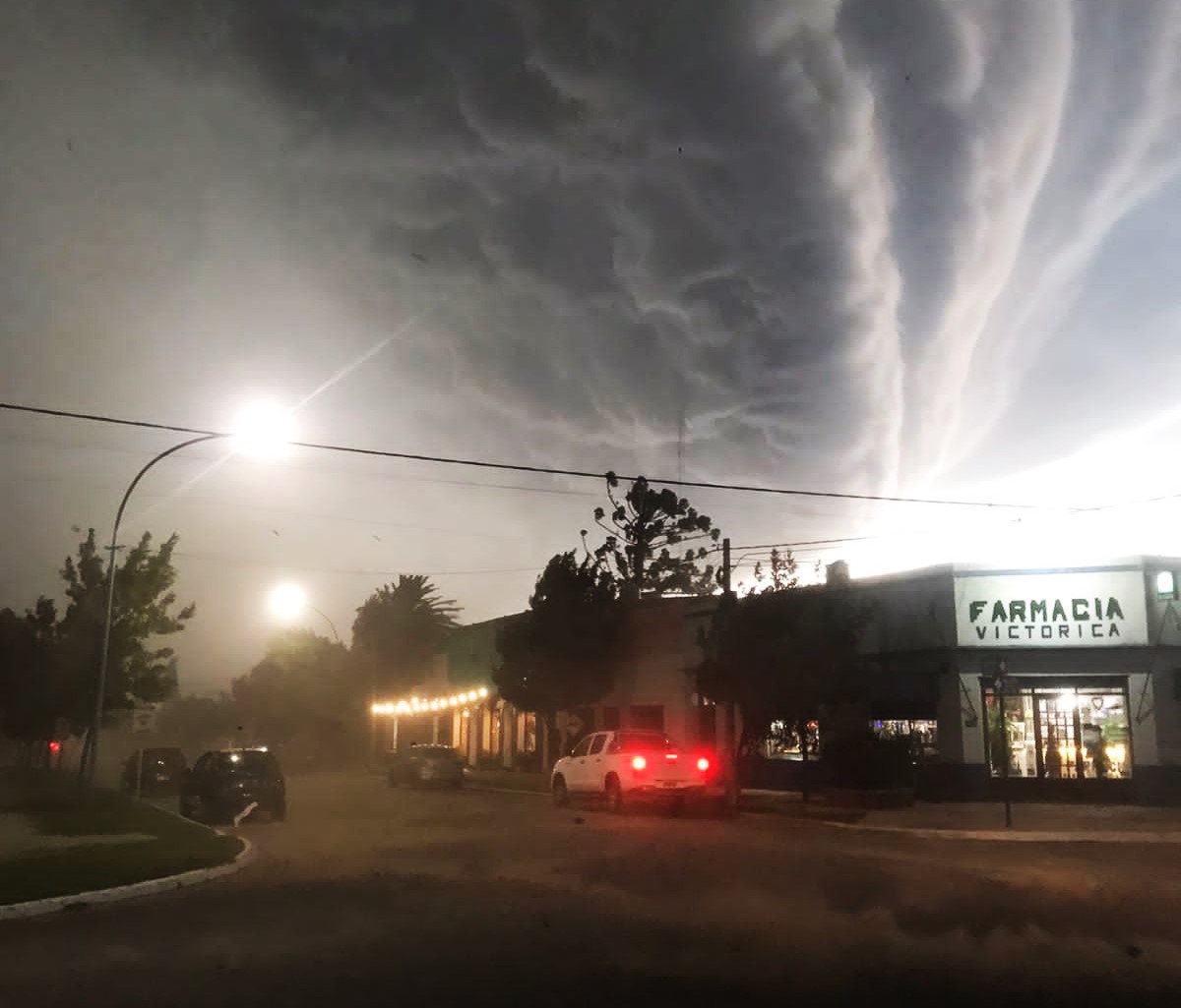 Alerta amarillo por tormentas fuertes en La Pampa